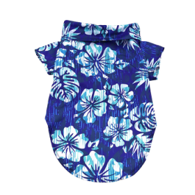 Hawaiian Camp Shirt - Vintage Hibiscus (Option: Large)