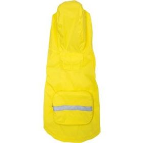 Packable Raincoat - Yellow (Option: Large)
