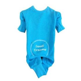 Blue Sweet Dreams Thermal Pajamas (Option: Small)